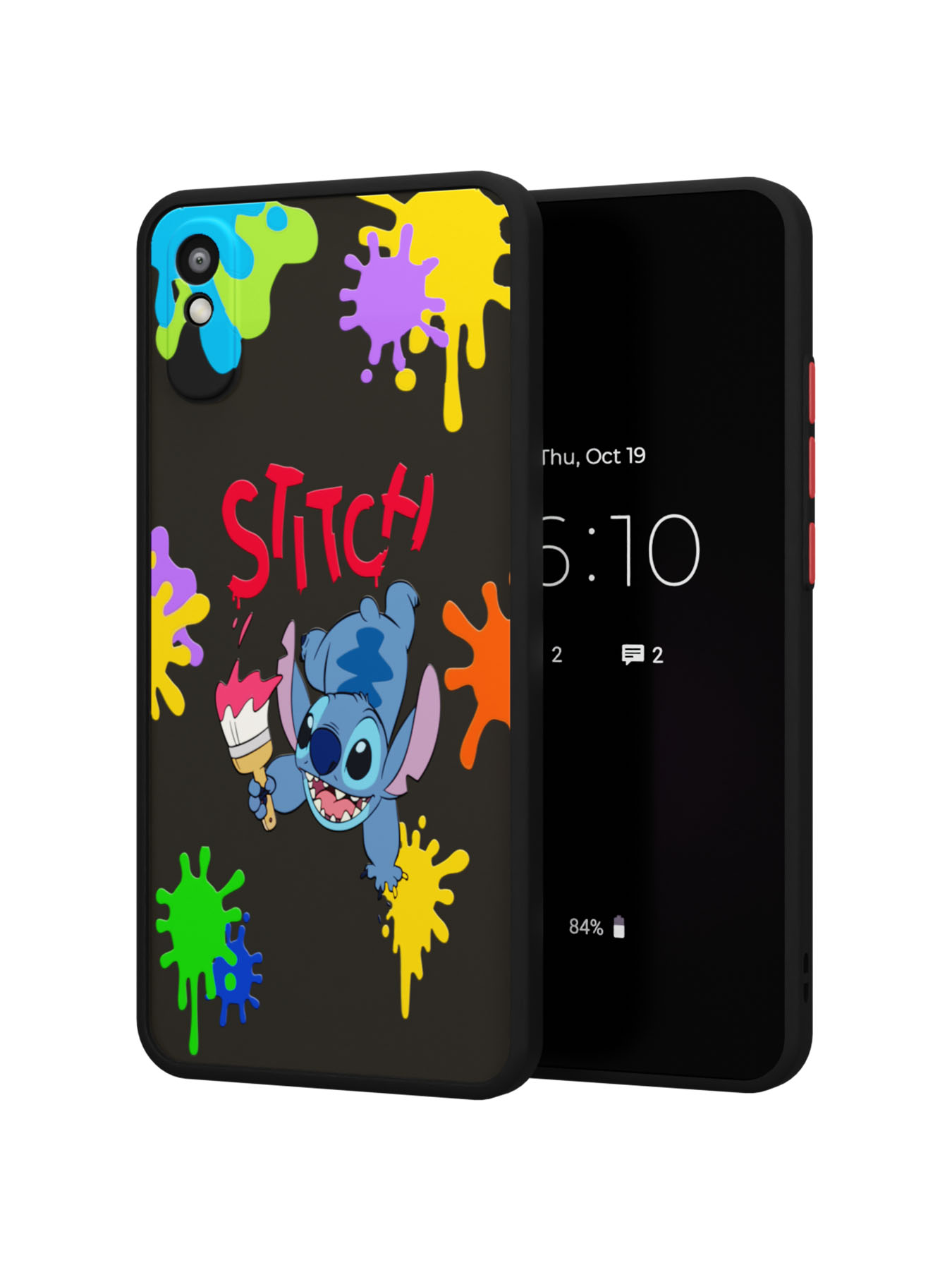 Противоударный чехол для Xiaomi Redmi 9A "NOVEL: Stitch paints"
