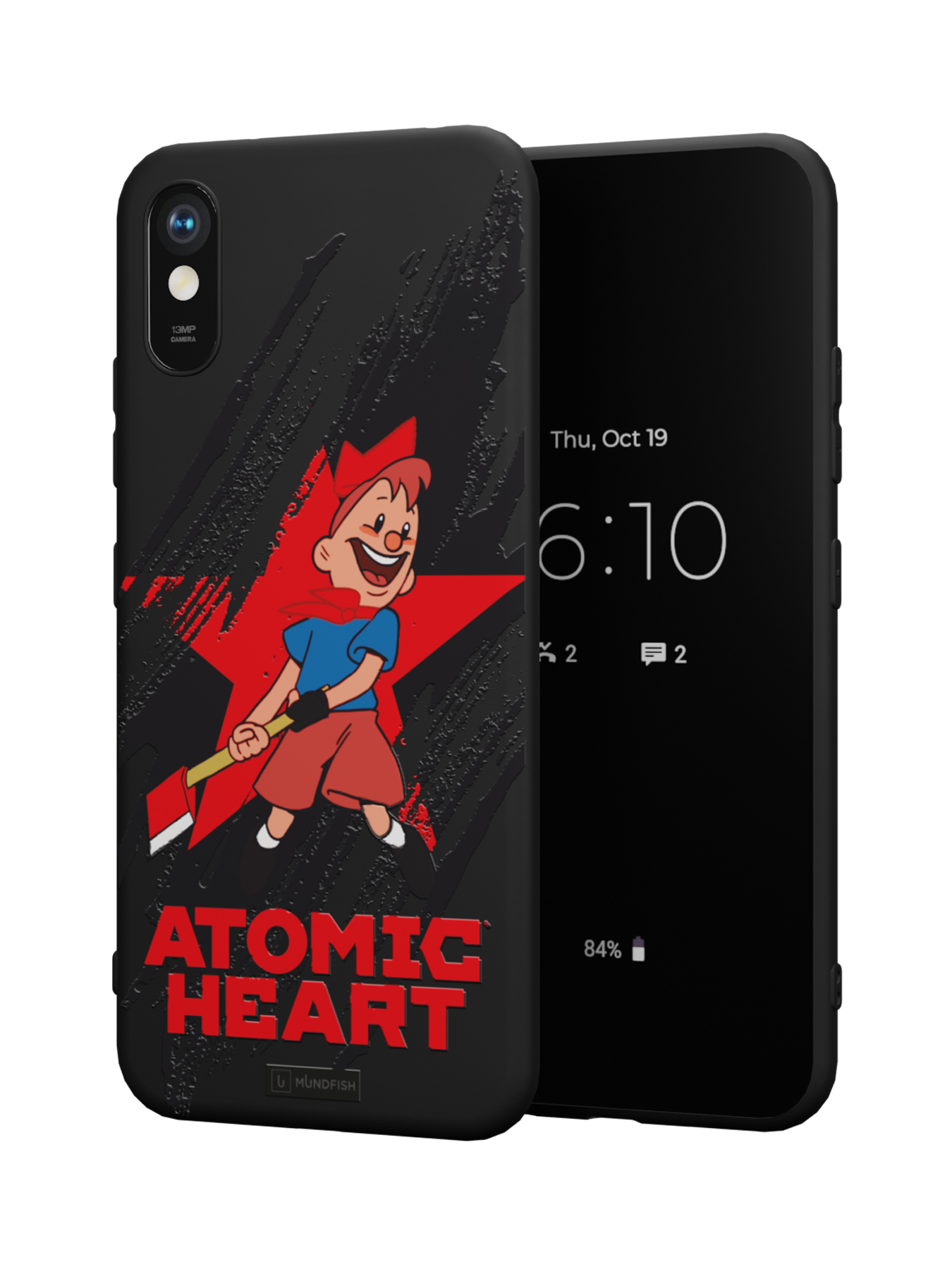 Силиконовый чехол для Xiaomi Redmi 9A "Atomic Heart: Пионер"