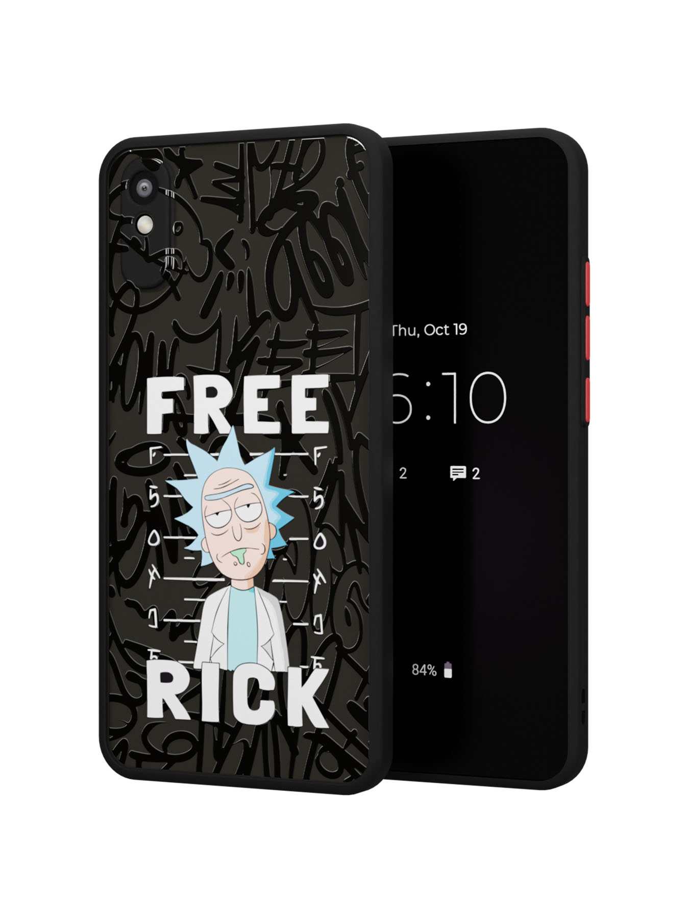 Противоударный чехол для Xiaomi Redmi 9A "NOVEL: Free Rick"