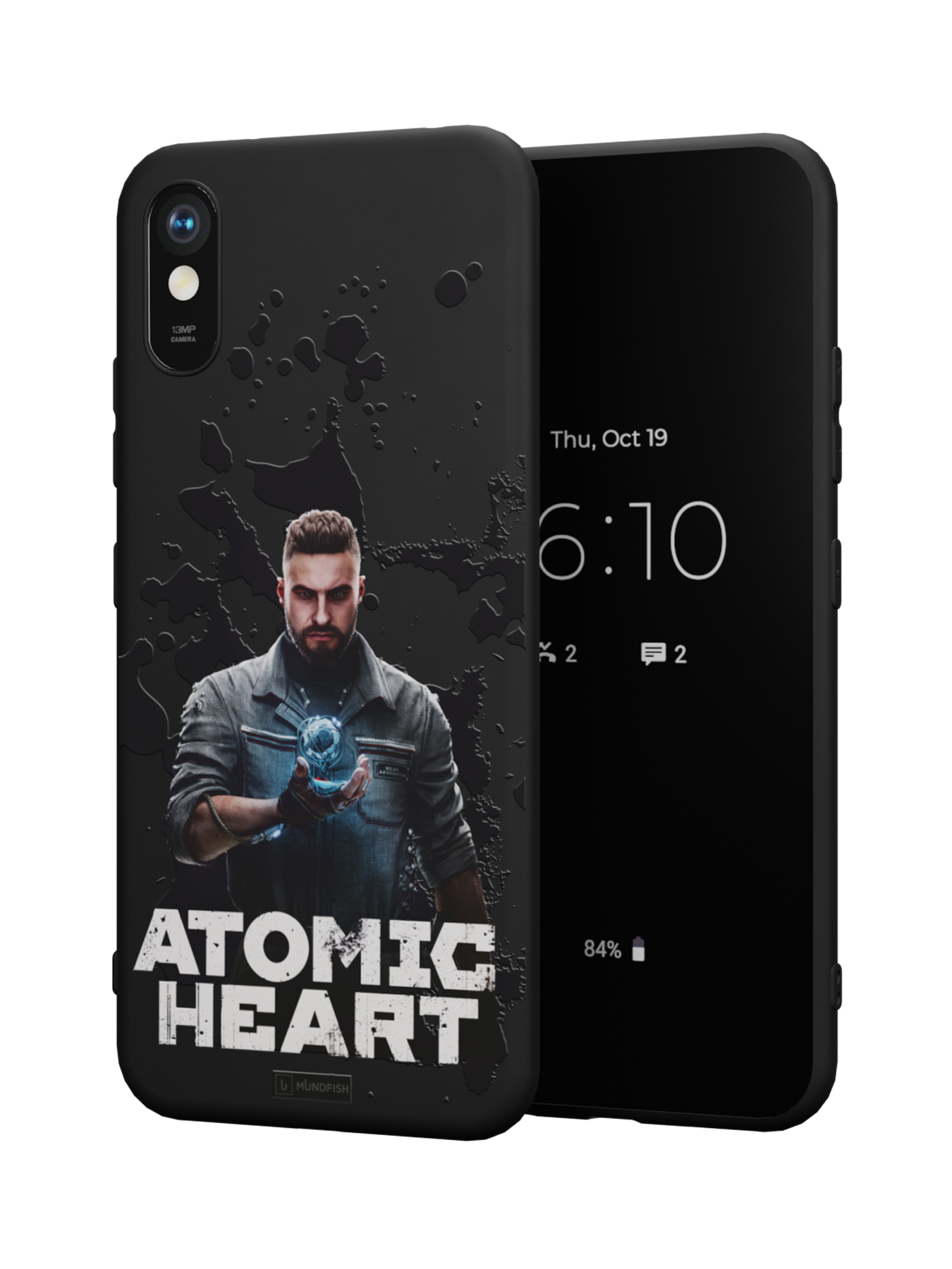 Силиконовый чехол для Xiaomi Redmi 9A "Atomic Heart: Товарищ Нечаев"