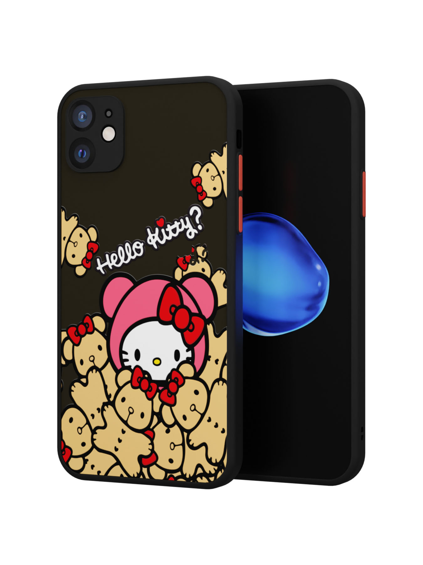 Противоударный чехол для Apple iPhone 11 "NOVEL: Хеллоу Китти и медведи"