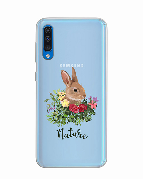 Силиконовый чехол для Samsung Galaxy A50S "Кролик"