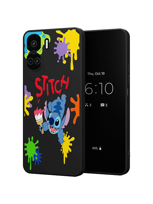 Силиконовый чехол для Honor X50i "NOVEL: Stitch paints"