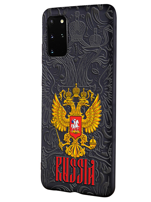Силиконовый чехол для Samsung Galaxy S20 Plus Россия