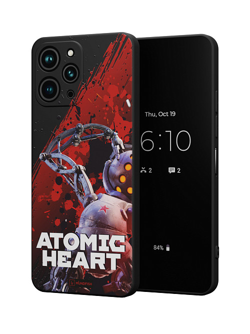 Силиконовый чехол для Xiaomi Redmi 12 "Atomic Heart: Беляш (МА-9)"