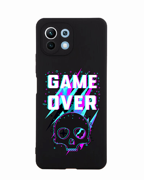 Силиконовый чехол для Xiaomi Mi 11 Lite "Game over"