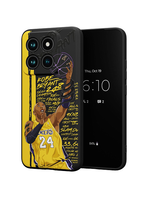 Силиконовый чехол для Xiaomi 14 Pro "NOVEL: Kobe Bryant"