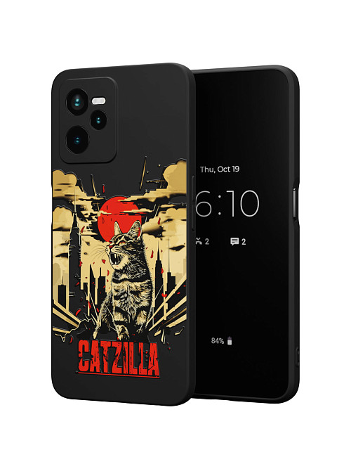 Силиконовый чехол для realme C35 "Catzilla"