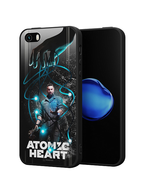 Силиконовый чехол для Apple iPhone 5 "Atomic Heart: ХРАЗ"