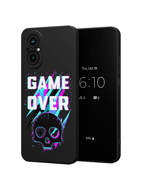 Силиконовый чехол для realme C67 (4G) "Game over"