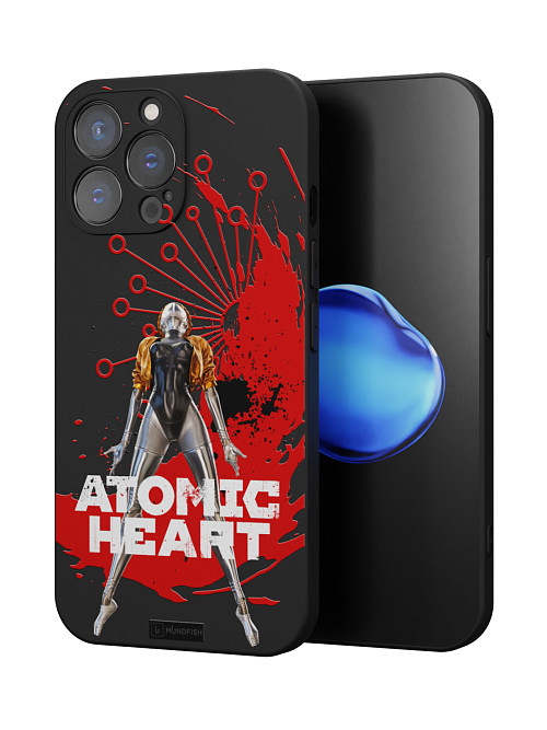 Силиконовый чехол для Apple iPhone 15 Pro Max "Atomic Heart: Правая близняшка"