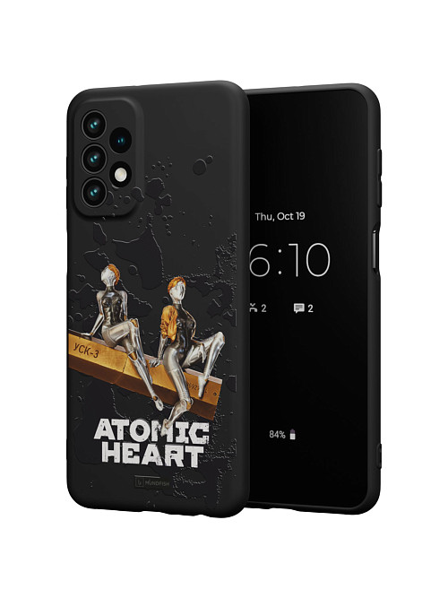 Силиконовый чехол для Samsung A23 (5G) "Atomic Heart: Боевые близняшки"