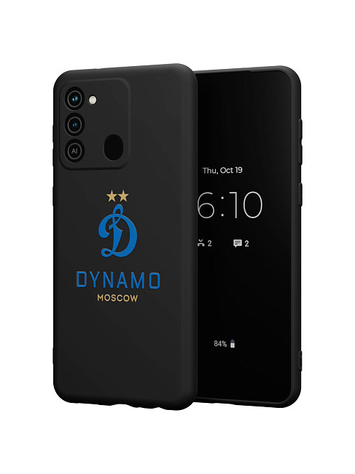 Силиконовый чехол для Tecno Spark 8C "Динамо: Dynamo Moscow"