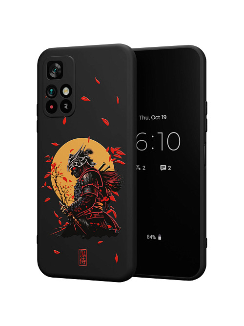 Силиконовый чехол для Poco M4 Pro (5G) "Самурай"