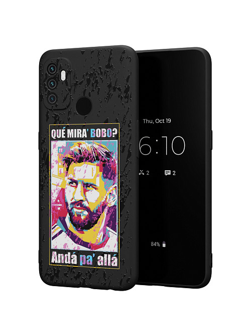 Силиконовый чехол для OPPO A53 (2020) "NOVEL: Месси BOBO"