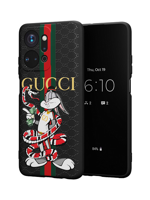 Силиконовый чехол для Honor X7a "NOVEL: Багз Банни Gucci"