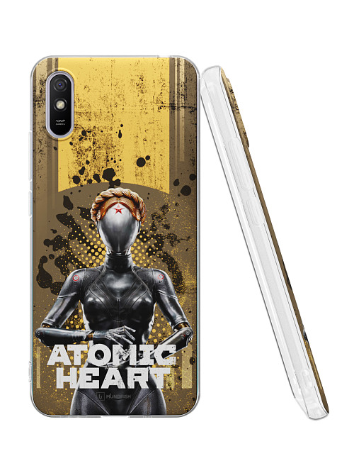 Силиконовый чехол для Xiaomi Redmi 9A "Atomic Heart: Левая близняшка"