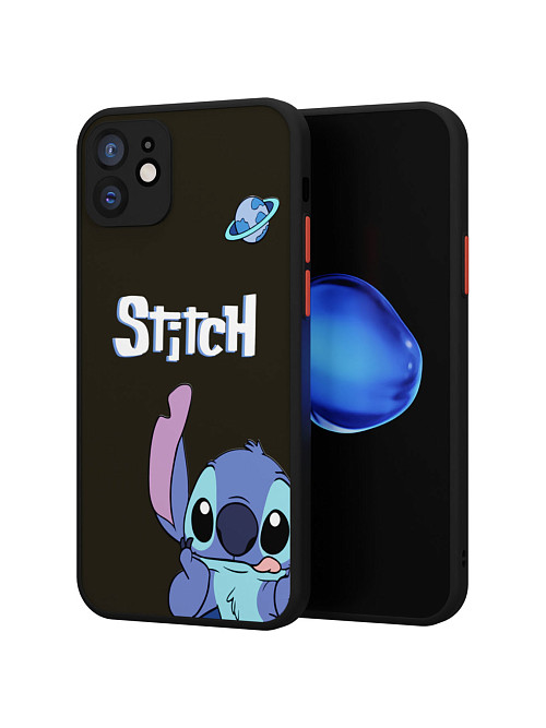 Противоударный чехол для Apple iPhone 12 "NOVEL: Stitch planet"