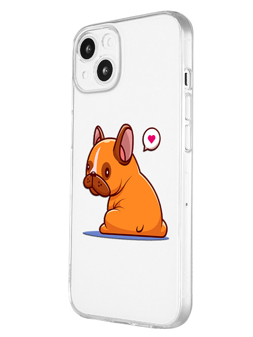 Силиконовый чехол для Apple iPhone 13 Мечта собаки