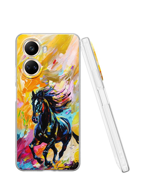 Силиконовый чехол для Huawei Nova 10 SE "Лошадь V.2"