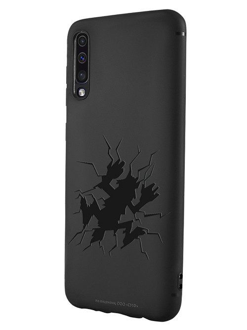 Силиконовый чехол для Samsung Galaxy A50 "Ну, погоди: Волк упал"