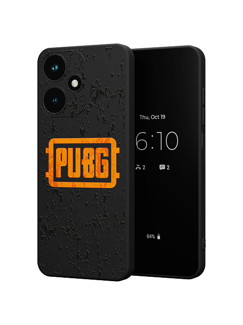 Силиконовый чехол для Infinix HOT 30 PLAY "NOVEL: PUBG"