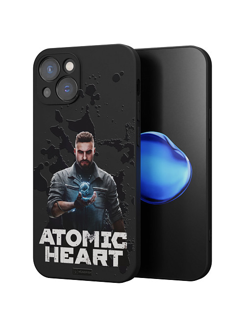 Силиконовый чехол для Apple iPhone 14 Plus "Atomic Heart: Товарищ Нечаев"