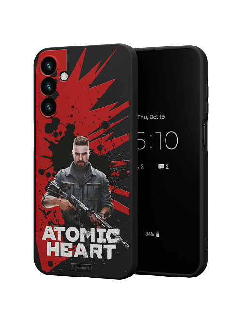 Силиконовый чехол для Samsung Galaxy A15 "Atomic Heart: Майор Нечаев"