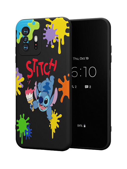 Силиконовый чехол для Xiaomi 11T NOVEL: Stitch paints