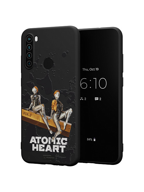 Силиконовый чехол для Xiaomi Redmi Note 8T "Atomic Heart: Боевые близняшки"