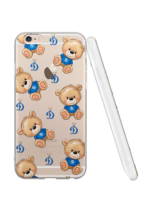 Силиконовый чехол для Apple iPhone 6 "Динамо: Плюшевые медвежата"