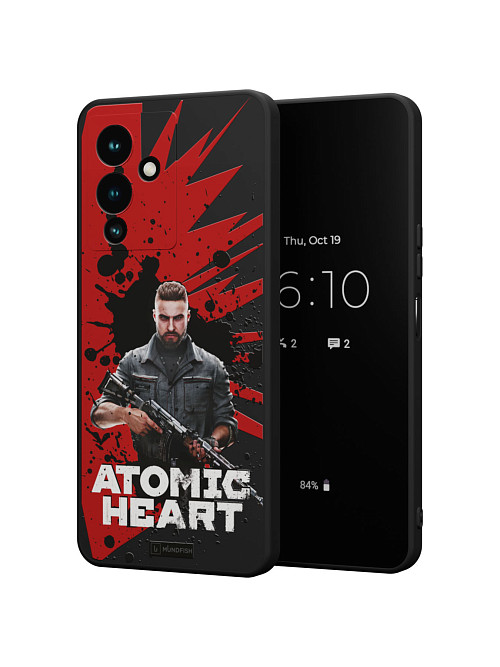 Силиконовый чехол для Infinix Note 12 Pro (5G) "Atomic Heart: Майор Нечаев"