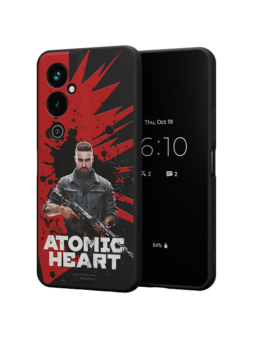 Силиконовый чехол для Tecno Pova 4 Pro "Atomic Heart: Майор Нечаев"