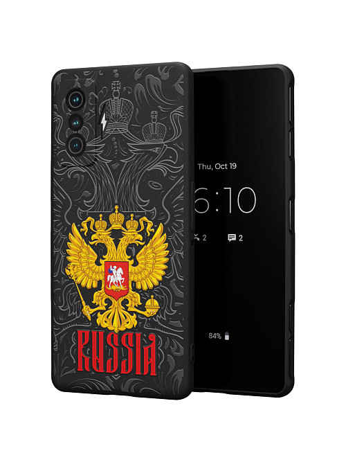 Силиконовый чехол для Xiaomi Redmi K50 Gaming Edition "Россия"
