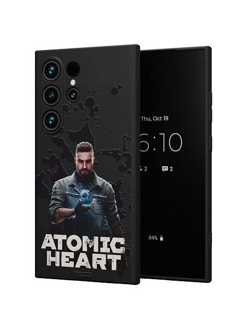 Силиконовый чехол для Samsung Galaxy S24 Ultra "Atomic Heart: Товарищ Нечаев"