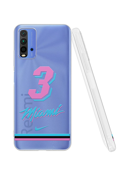 Силиконовый чехол для Xiaomi Redmi 9T "NOVEL: Майами Хит"