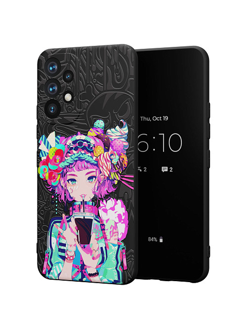 Силиконовый чехол для Samsung Galaxy A52 (4G) "Lolipop girl"