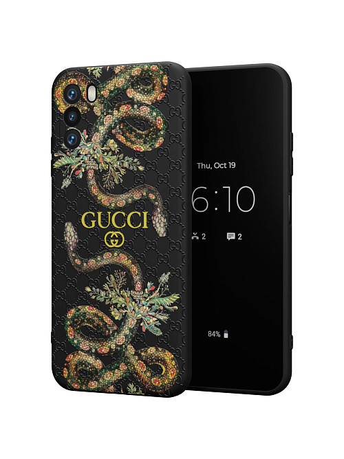 Силиконовый чехол для Poco M3 "NOVEL: Gucci"