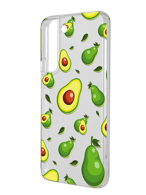 Силиконовый чехол для Samsung Galaxy S22 (5G) Дождь из авокадо