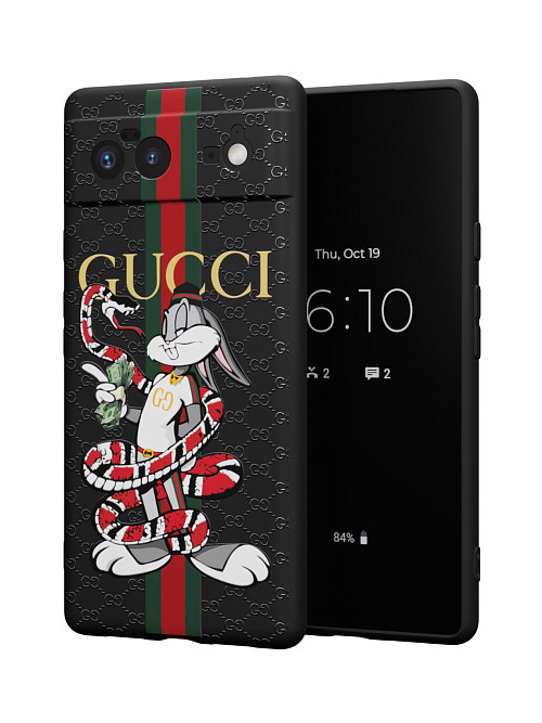 Силиконовый чехол для Google Pixel 6 "NOVEL: Багз Банни Gucci"