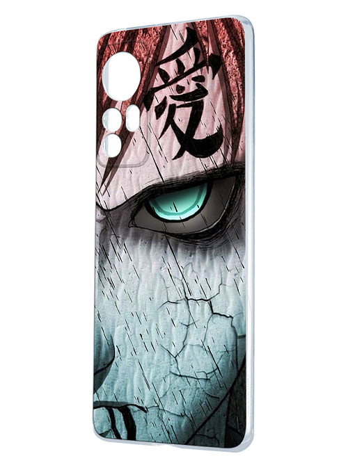 Силиконовый чехол для Xiaomi 12 Pro Naruto Shippuden - Gaara grimm face