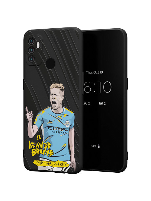 Силиконовый чехол для OPPO A53 (2020) "NOVEL: Kevin de Bruyne"