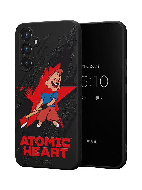 Силиконовый чехол для Samsung Galaxy A54 (5G) "Atomic Heart: Пионер"