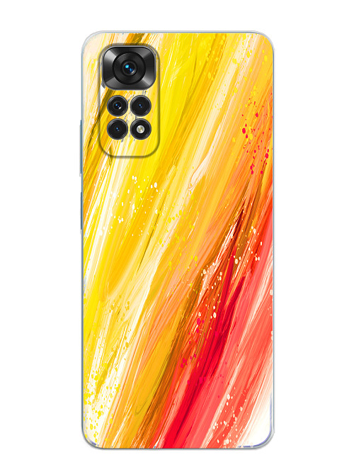 Силиконовый чехол для Xiaomi Redmi Note 11S (4G) Масляные краски