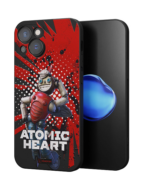 Силиконовый чехол для Apple iPhone 15 "Atomic Heart: Дикси"