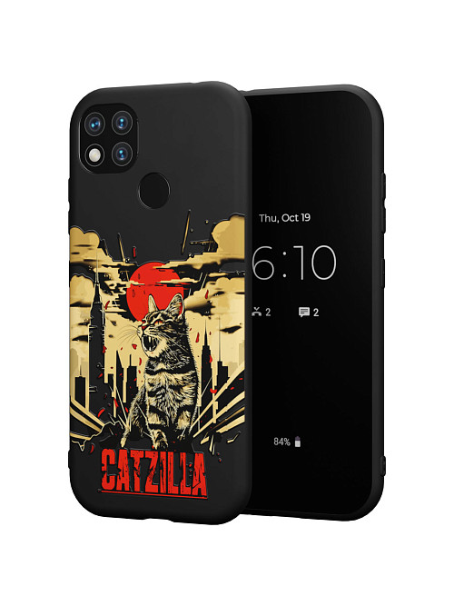 Силиконовый чехол для Xiaomi Redmi 9C "Catzilla"