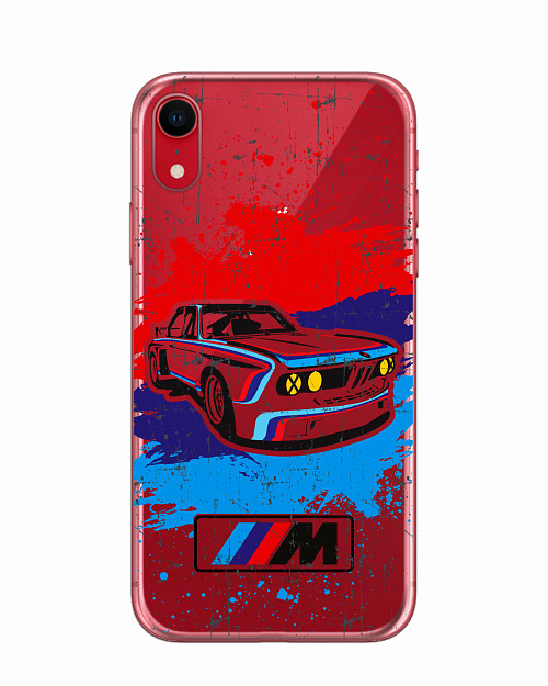 Силиконовый чехол для Apple iPhone Xr "BMW"