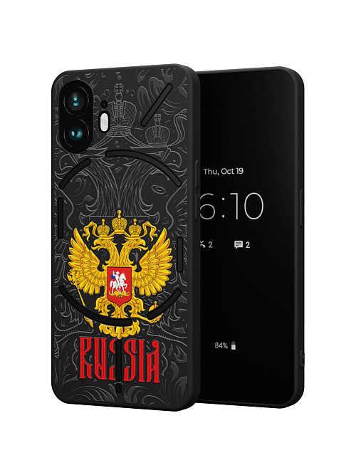 Силиконовый чехол для Nothing Phone 2 "Россия"