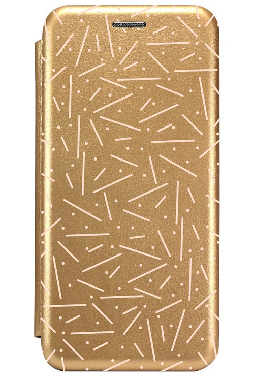 Чехол книжка для Apple iPhone 11 "Золотые палочки"