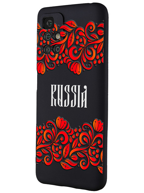 Силиконовый чехол для Xiaomi Redmi 10 Русский стиль